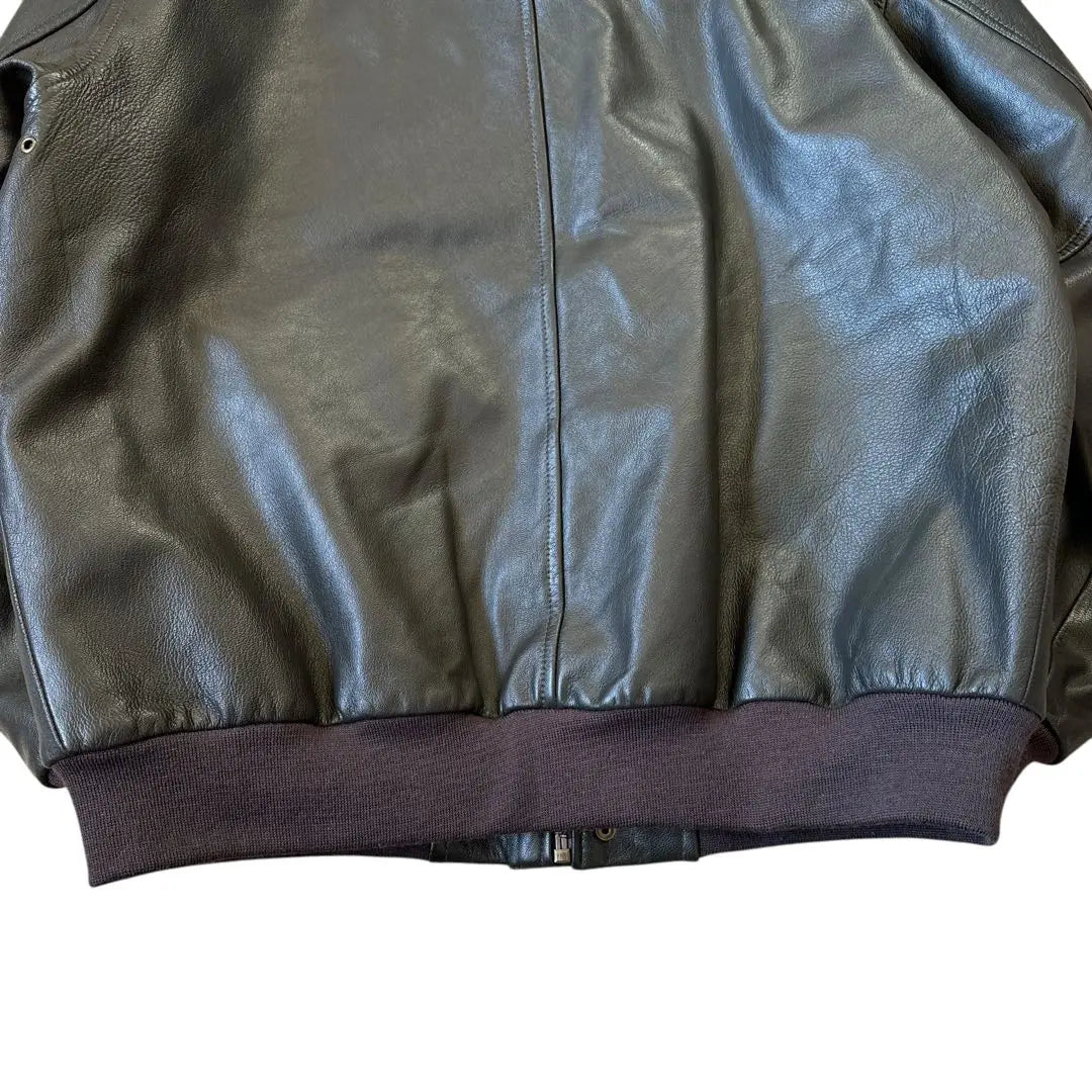 Chaqueta de vuelo de cuero Masterpiece LLBean A-2