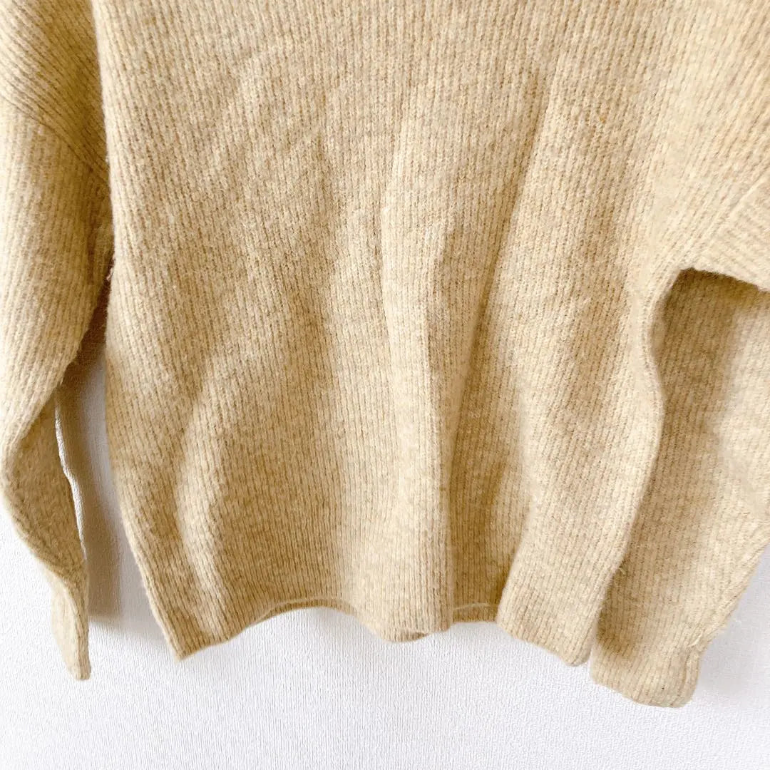 Niko and .../V neck/knit/sweater/No size/beige/ | niko and... /Vネック/ニット/セーター/サイズ記載なし/ベージュ/