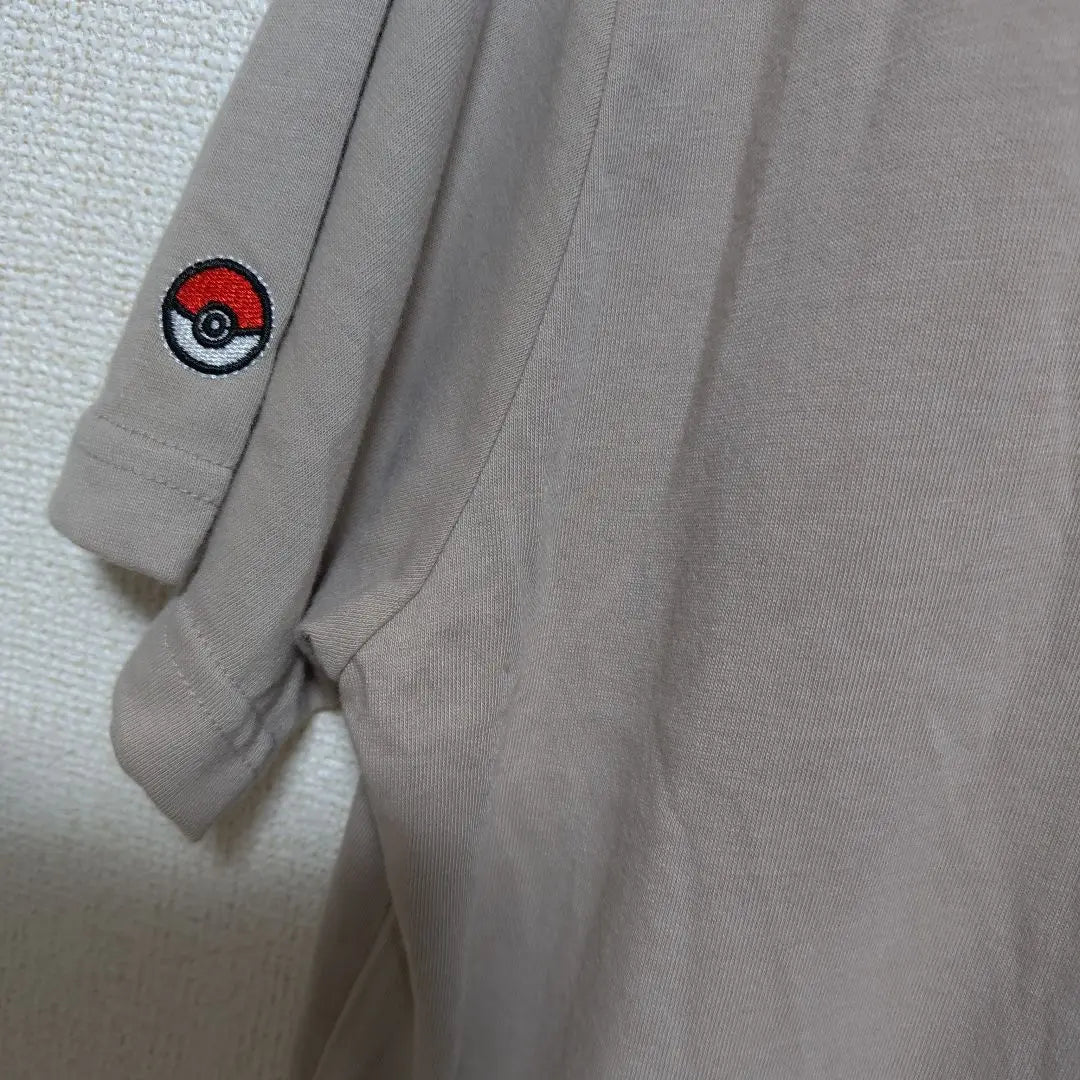 Unused! Size L Pokemon Upper T-shirt Beige