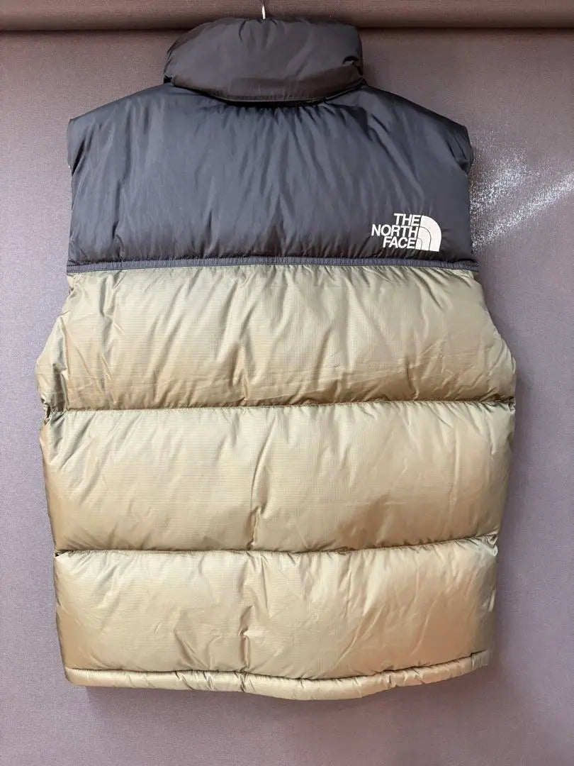 THE NORTH FACE Nuptse Vest ND92338 Khaki M size