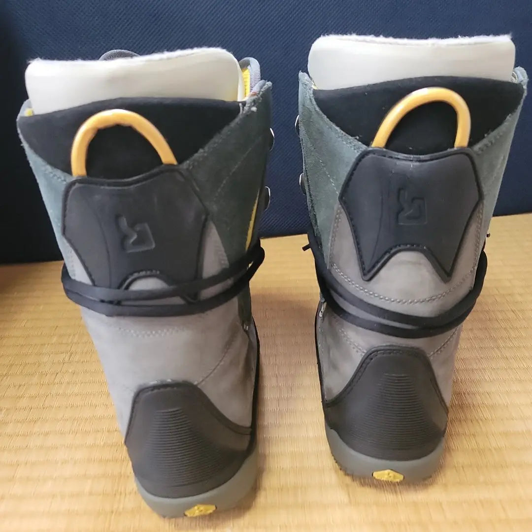 Botas de snowboard Zone Gris/Amarillo unos 24,5 cm | ZONA スノーボードブーツ グレー/イエロー約24.5センチ