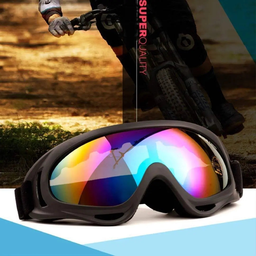 Gafas de esquí Gafas de snowboard UV400 Gafas de resistencia a los golpes Gafas de bicicleta | UV400 耐衝撃ゴーグル バイクゴーグル