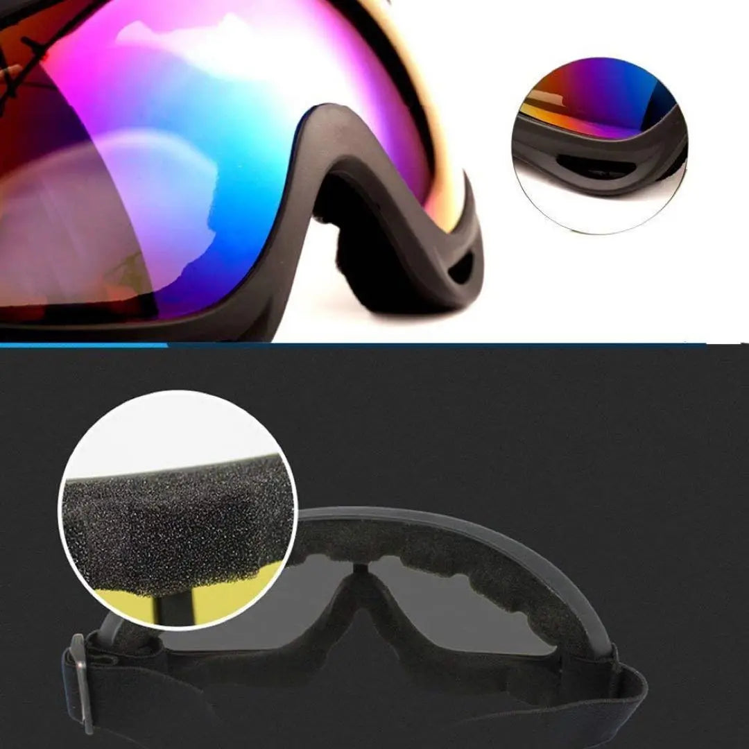 Gafas de esquí Gafas de snowboard UV400 Gafas de resistencia a los golpes Gafas de bicicleta | UV400 耐衝撃ゴーグル バイクゴーグル