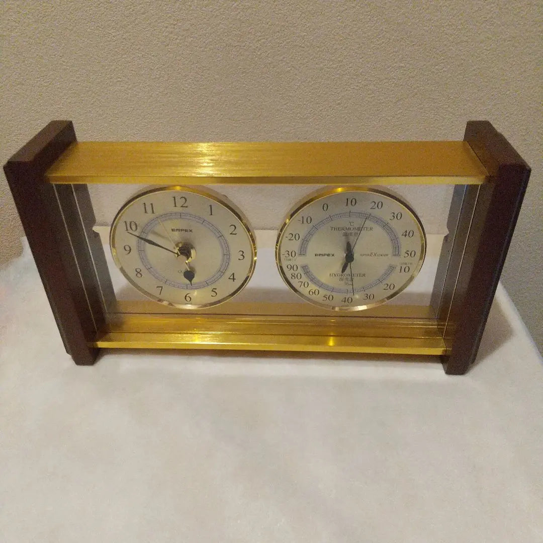 Reloj de mesa Empex ex-742 con medidor de temperatura y humedad