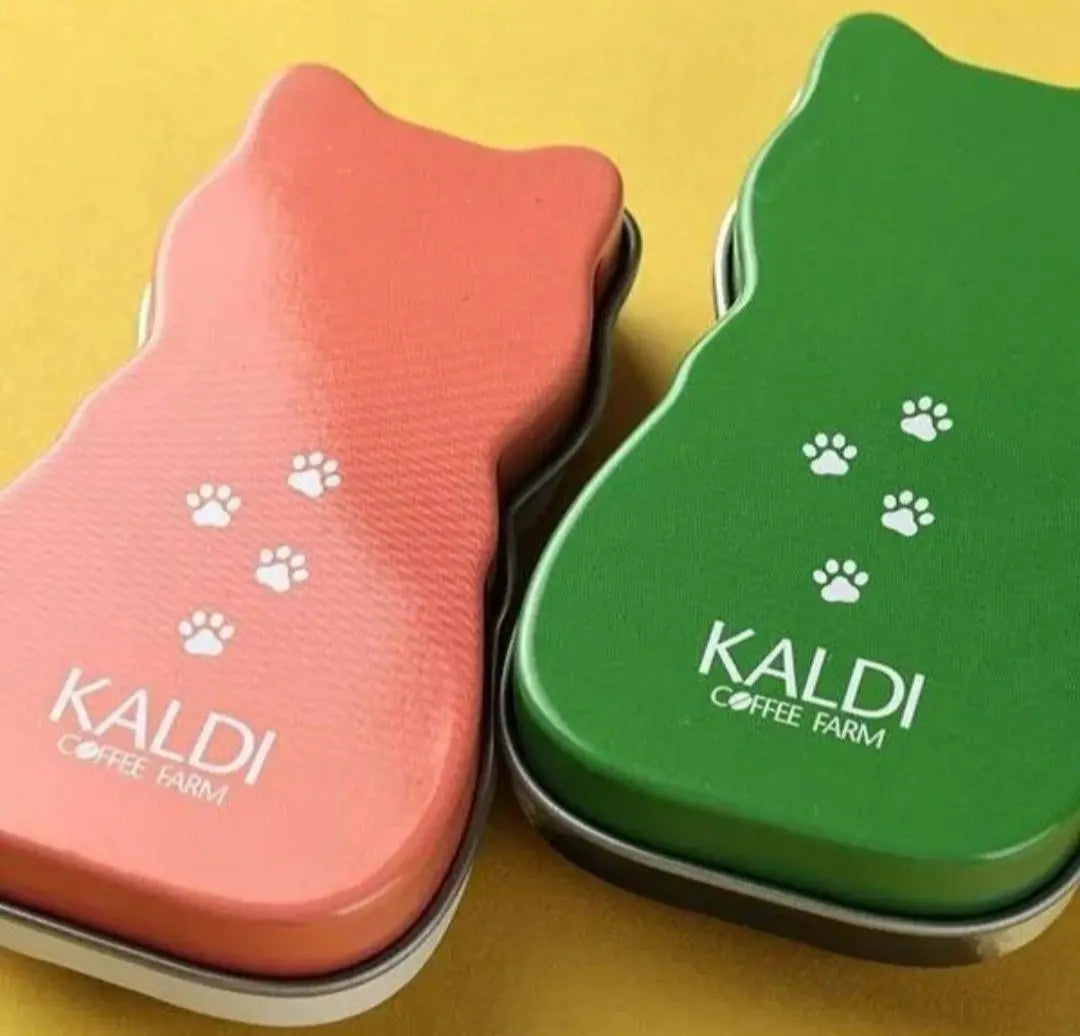 Immediate purchase ️⭕️ KALDI mini cat can ball chocolate new and unopened 2 pieces | 即購入️⭕️ KALDI ミニねこ缶 ボールチョコ入り 新品・未開封 2個売り