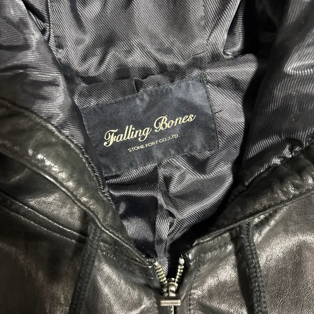 Falling Bones Leather jacket size 40