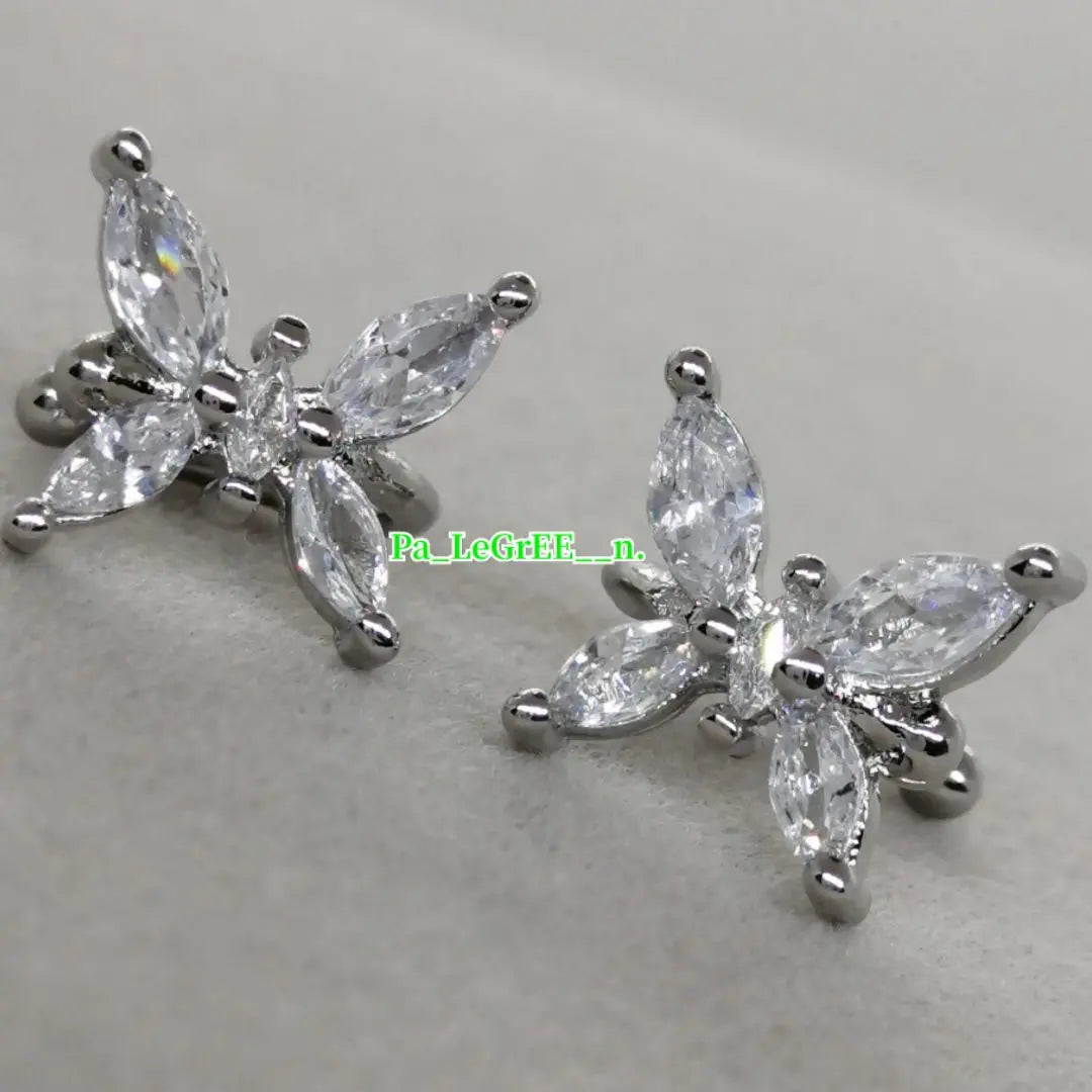 k Non-hole earrings ♪ Women's Moissanite earrings ear cuff S925