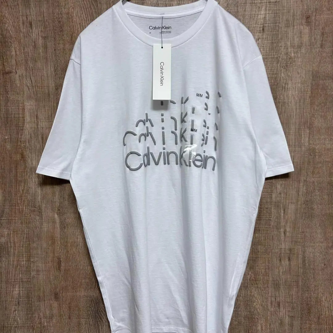 [New] Calvin Klein Calvin Klein T -shirt Skip M White | 【新品】Calvin Klein カルバンクライン　Tシャツ　スキップ　M　白