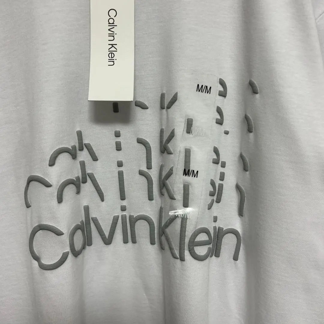 [Nuevo] Calvin Klein Camiseta Calvin Klein Skip M Blanco | 【新品】Calvin Klein カルバンクライン Tシャツ スキップ M 白