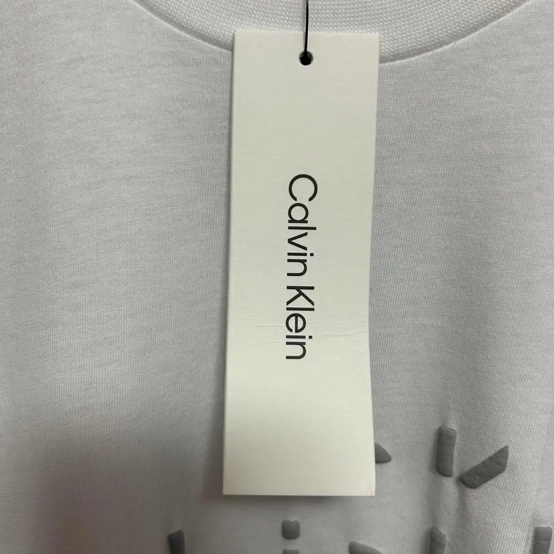 [Nuevo] Calvin Klein Camiseta Calvin Klein Skip M Blanco | 【新品】Calvin Klein カルバンクライン Tシャツ スキップ M 白