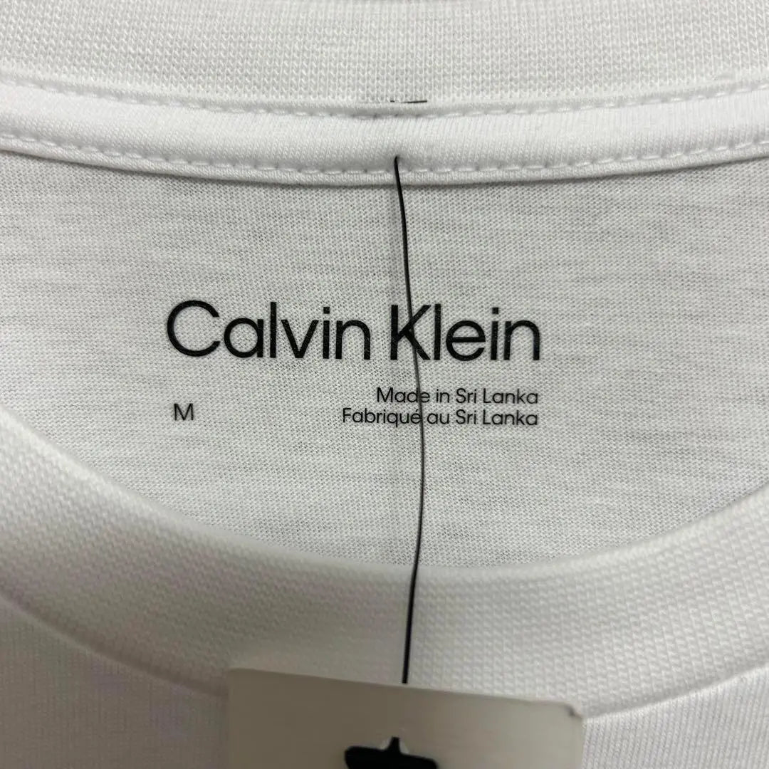 [Nuevo] Calvin Klein Camiseta Calvin Klein Skip M Blanco | 【新品】Calvin Klein カルバンクライン Tシャツ スキップ M 白