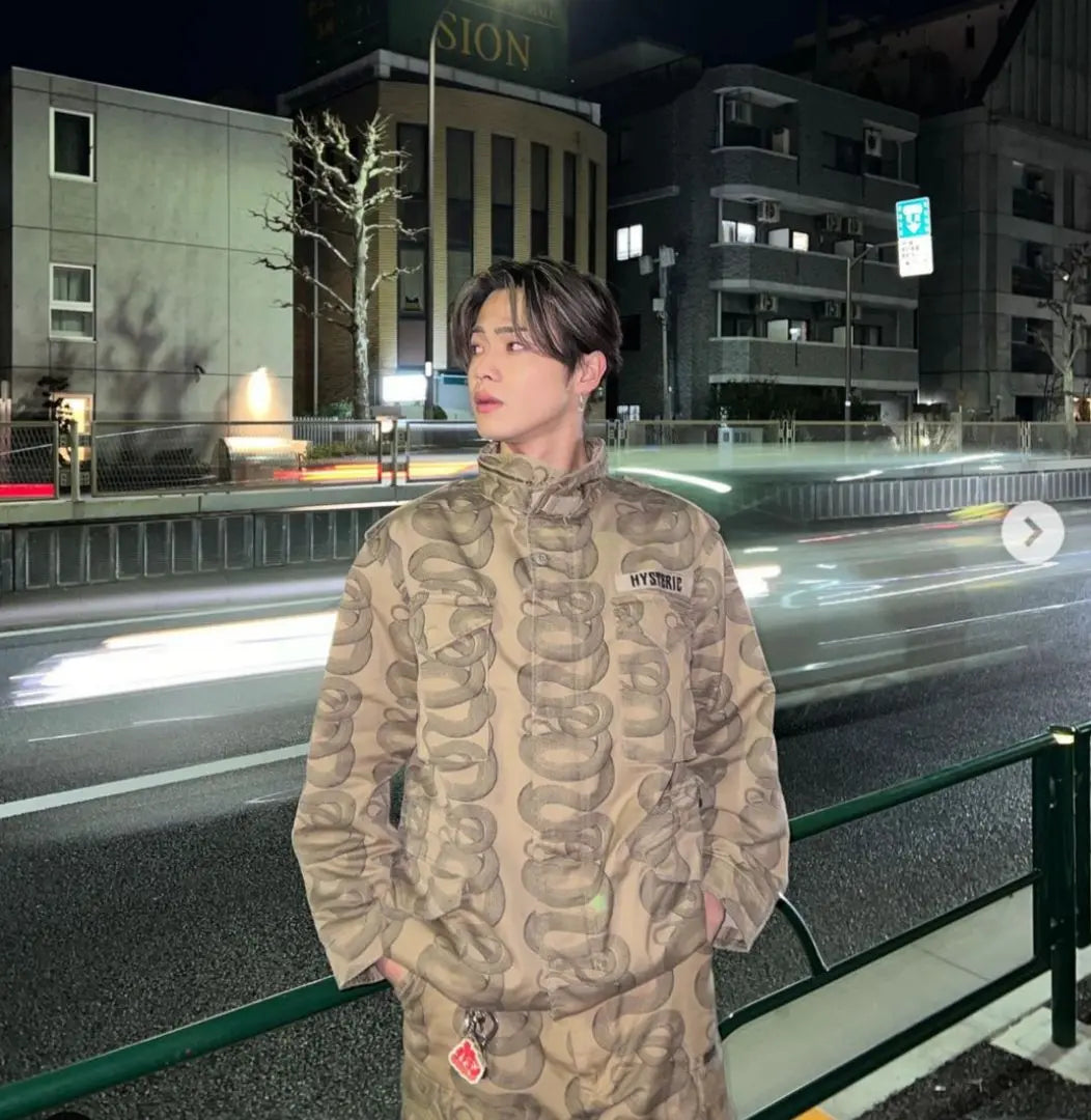 [Weared by Com. Yamato] Hysteric Glamour Snake Military Jacket