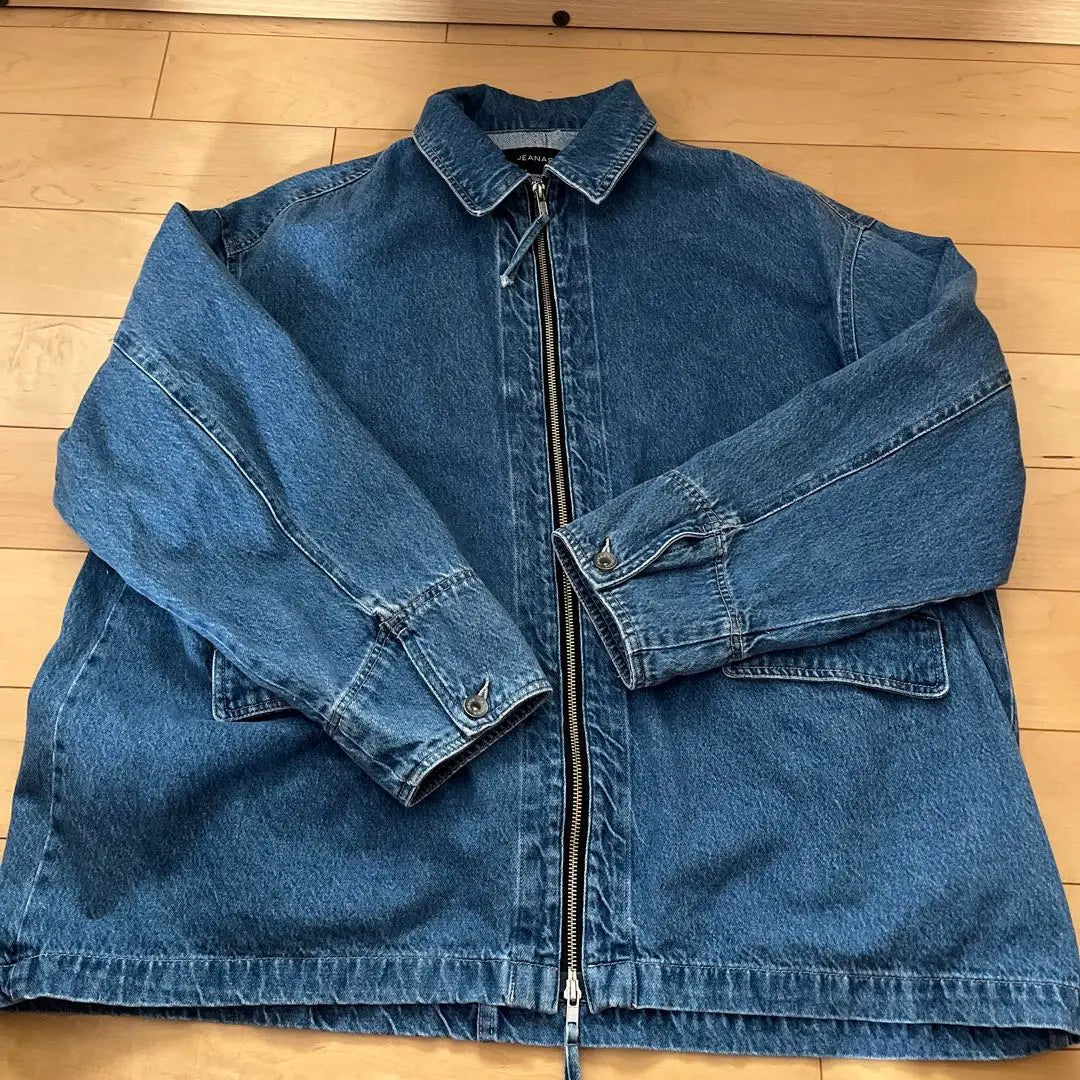 JEANASIS denim BIGZIP shirt jacket