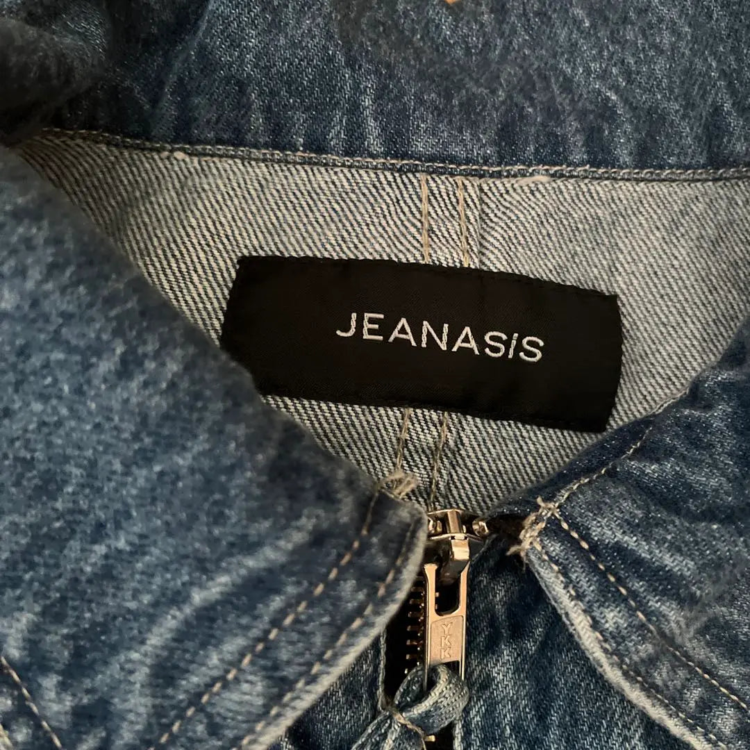 JEANASIS denim BIGZIP shirt jacket