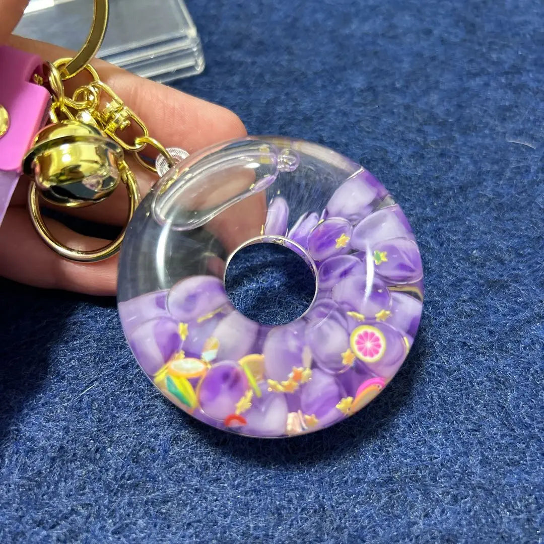 [Bubble Donut Oil Keychain]