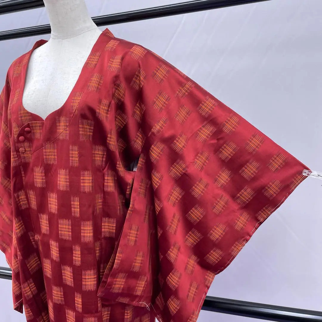 Y★1943★ Rain coat Japanese clothing coat Red brown Single coat