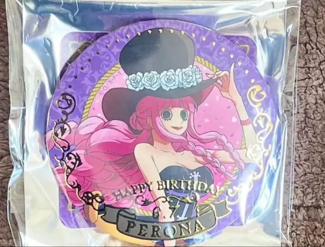 One Piece Birthday Jewelry Can Badge Perona