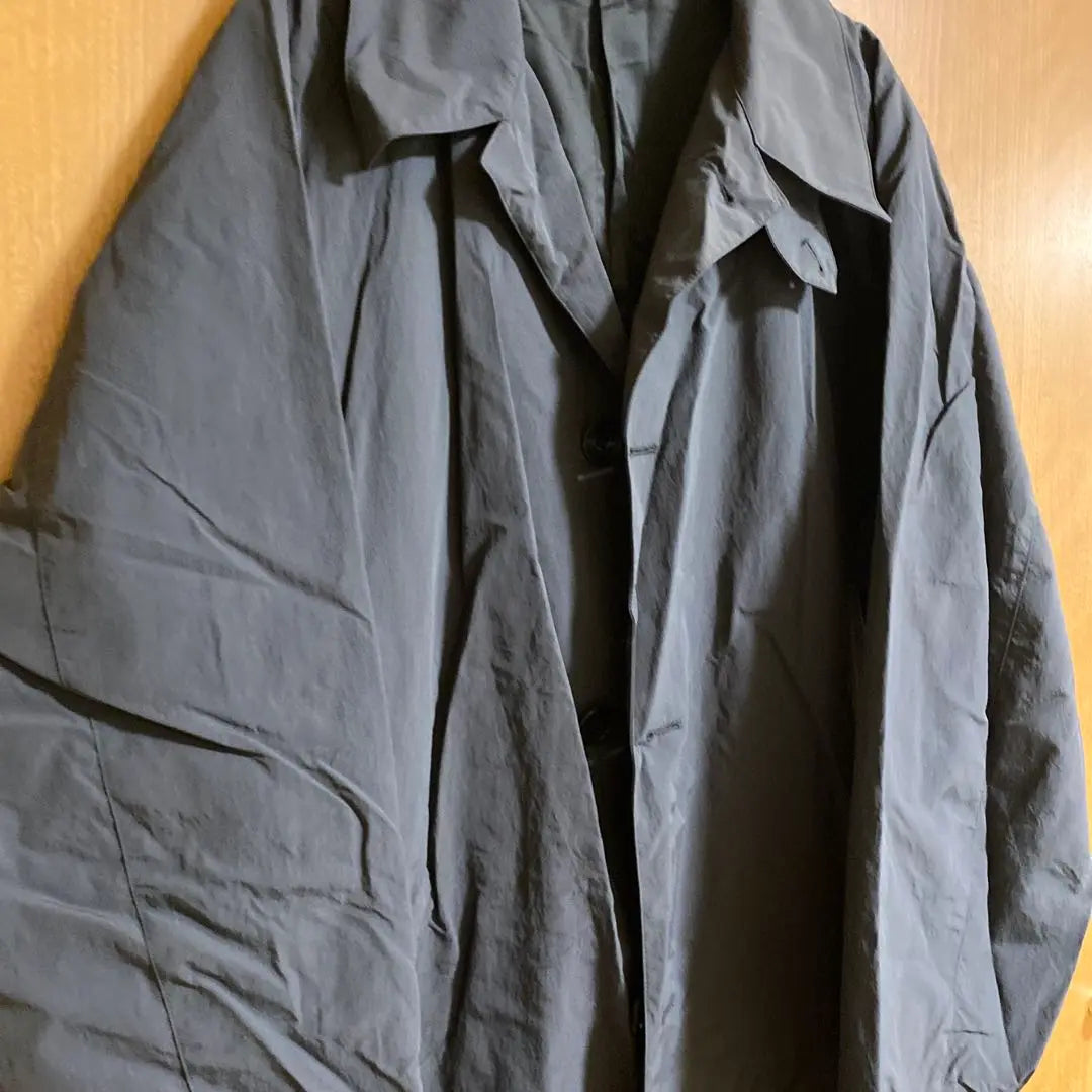 Uniqlo Dark Gray Long Coat with Waist Belt