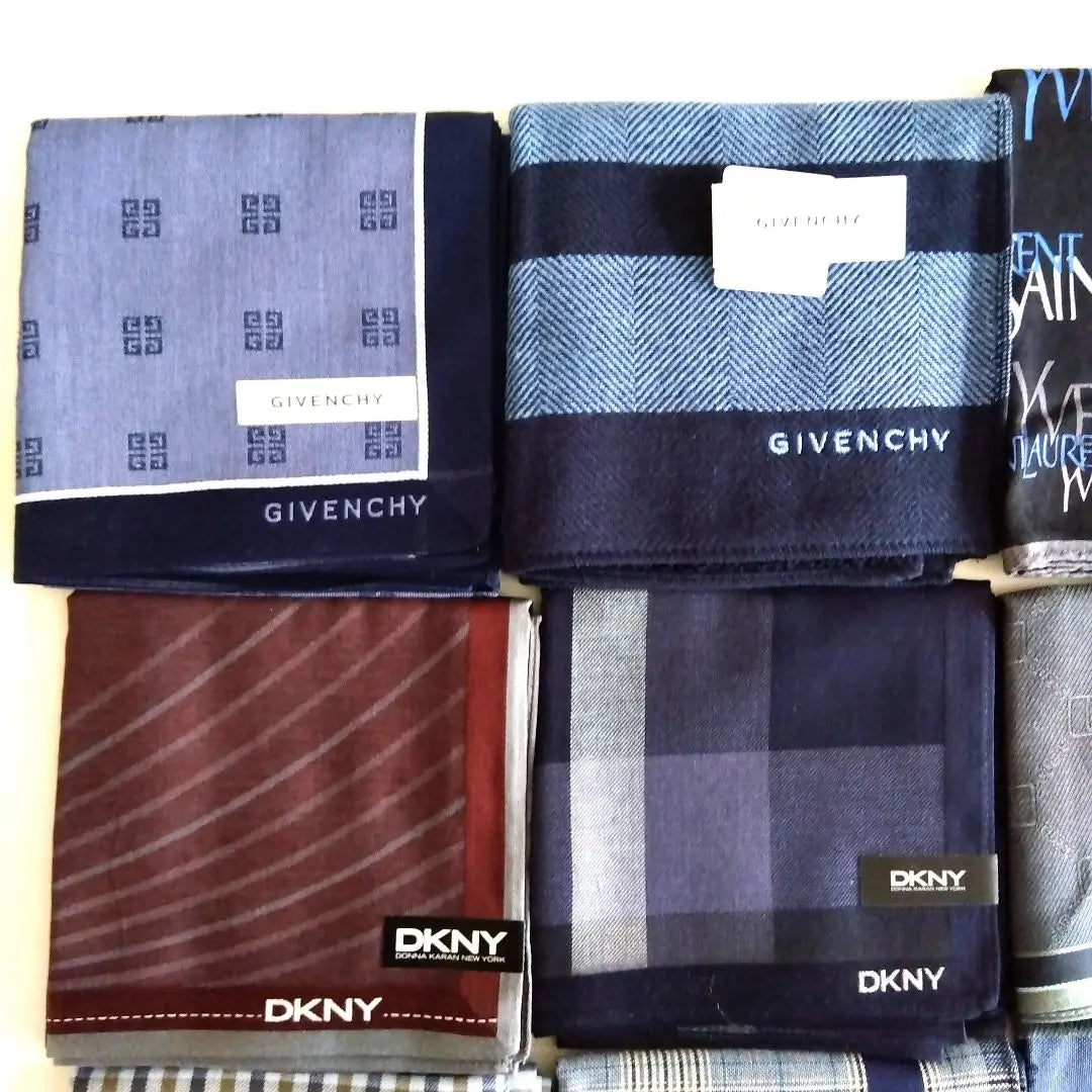 Unused men's brand handkerchiefs (including towels) bulk sale (20 pieces)