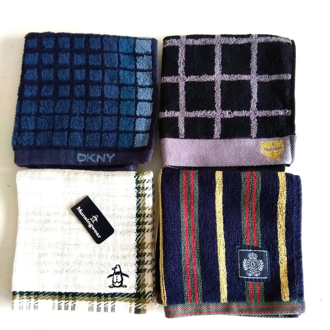 Unused men's brand handkerchiefs (including towels) bulk sale (20 pieces)