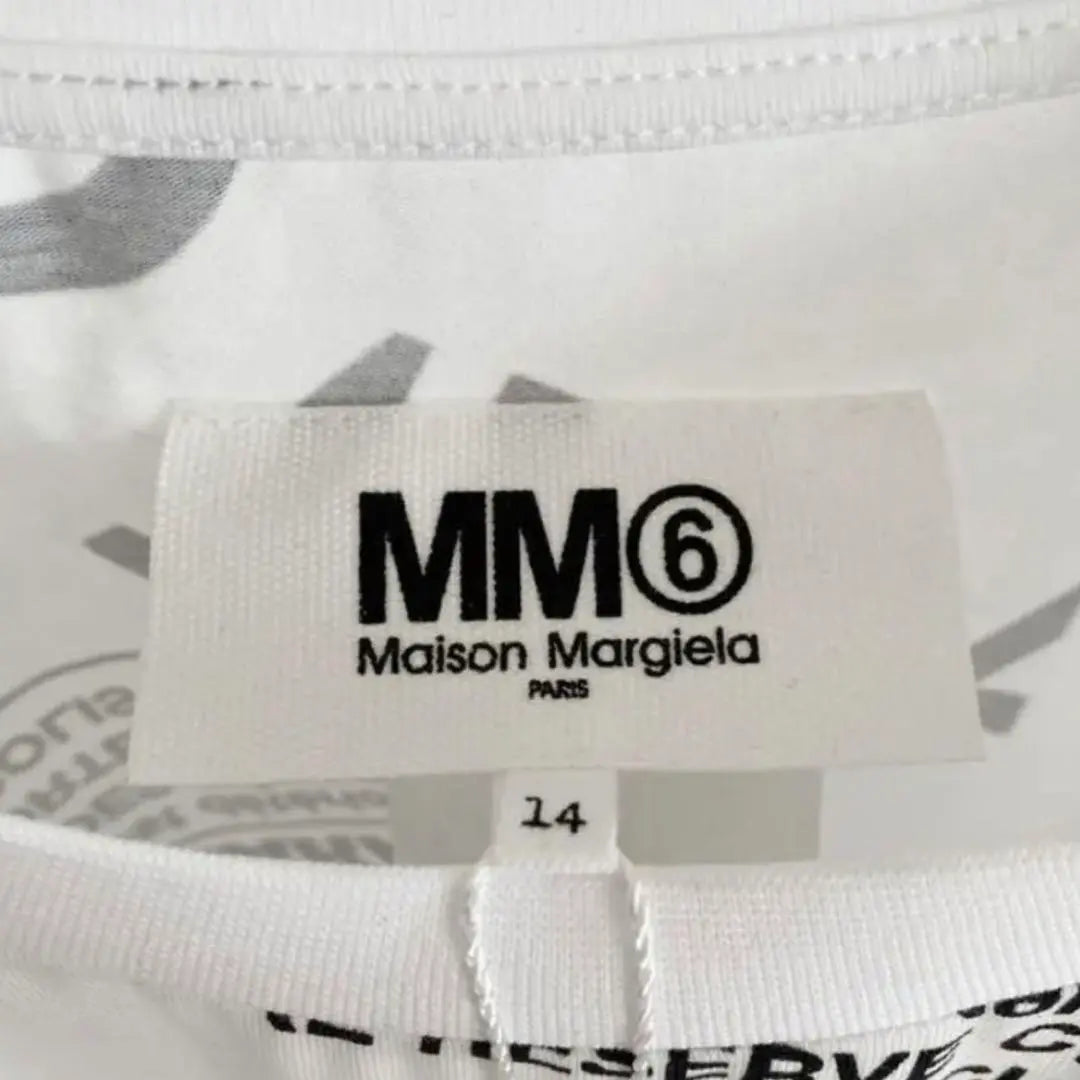 MM6 Maison Margiela fragile logo t-shirt white | MM6 Maison Margielaマルジェラ　fragileロゴTシャツ　白