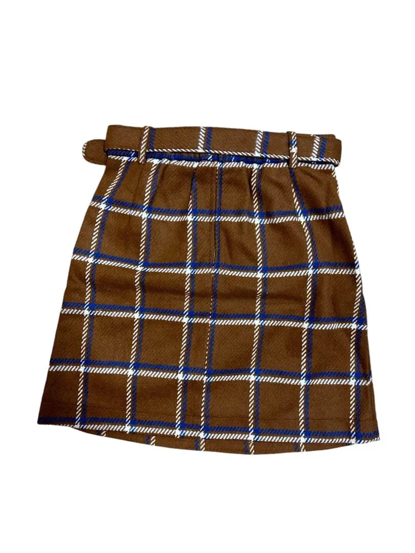 Women's RAY CASSIN Check Mini Skirt Brown