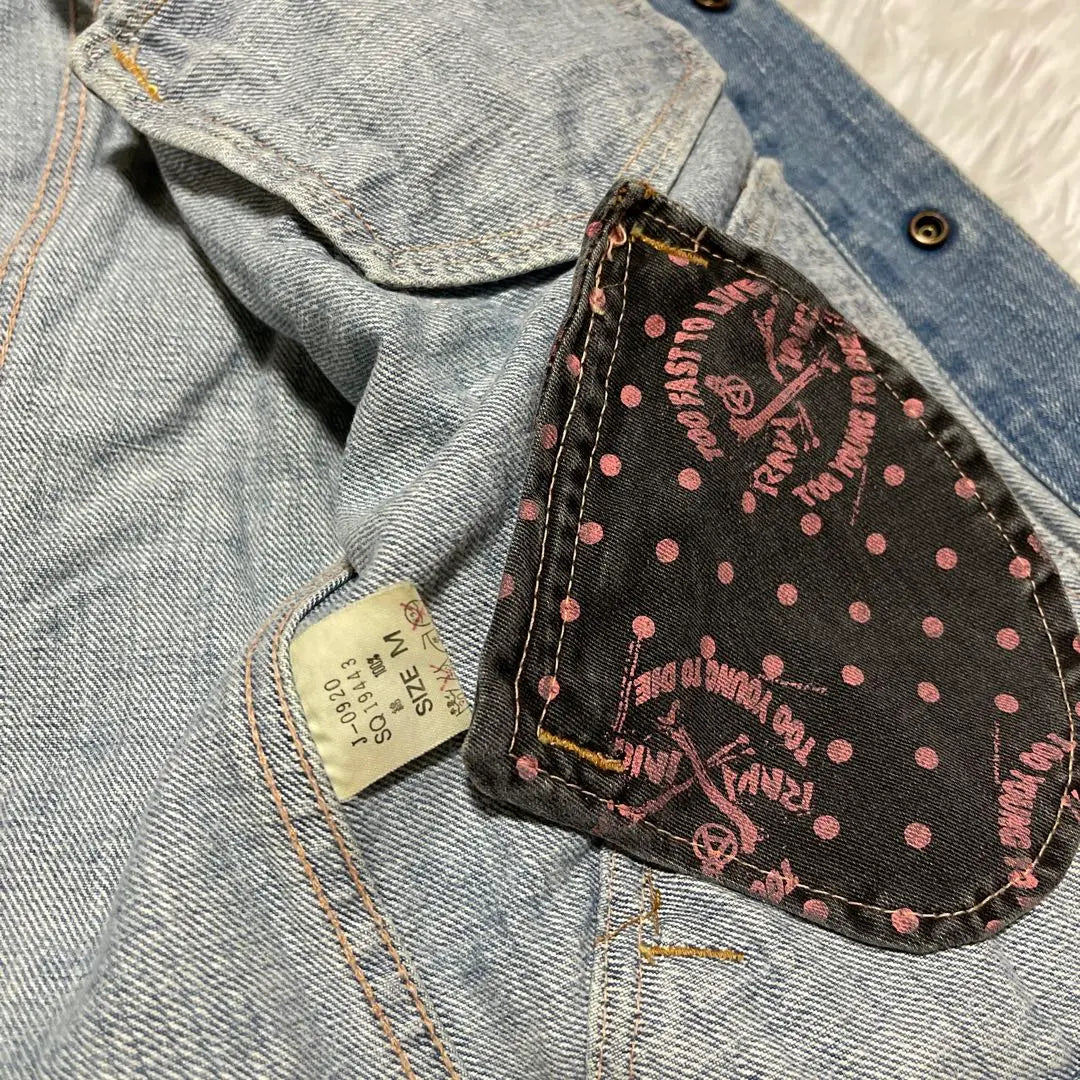 RNA Denim Jacket G-Jean Damaged Denim Deformed Pocket