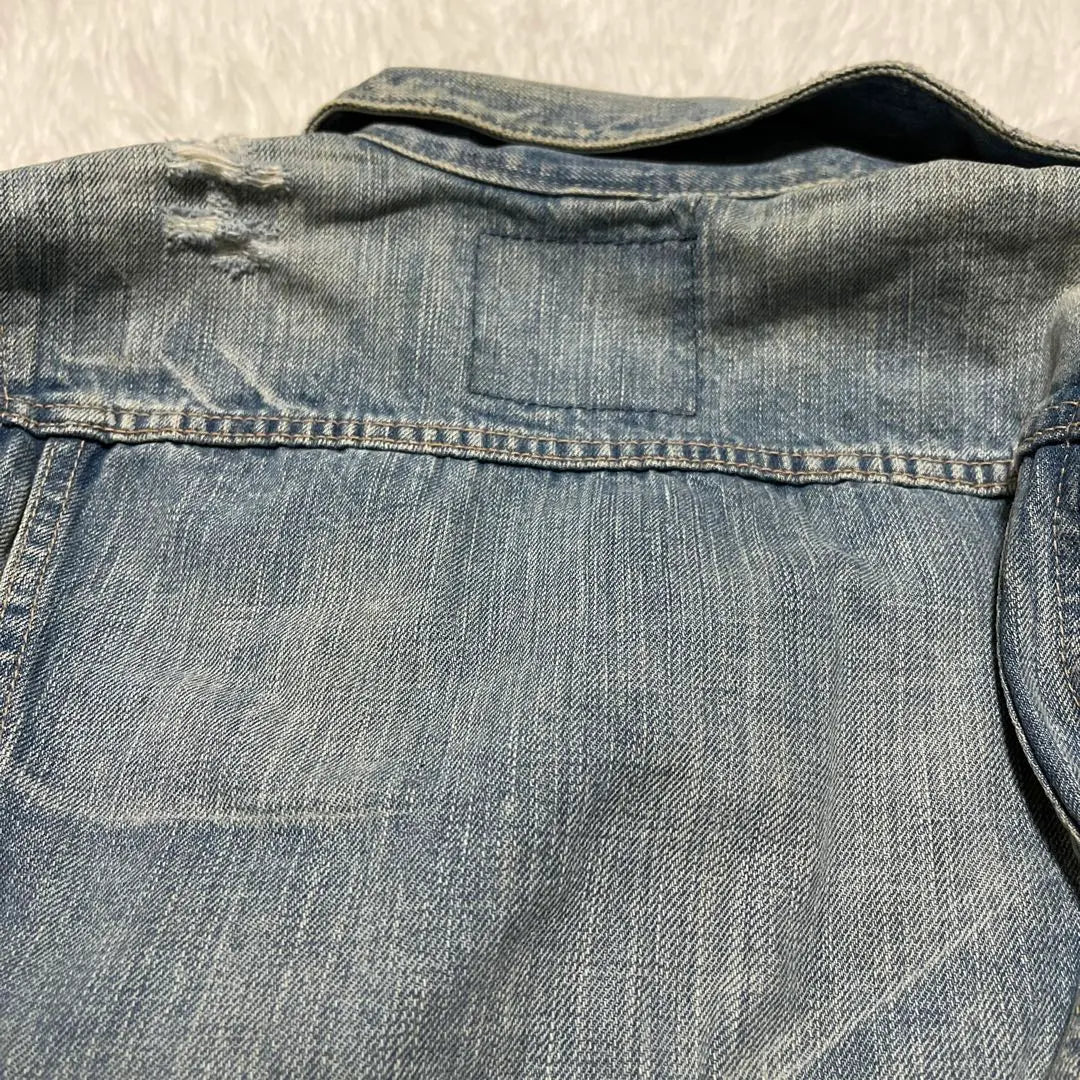 RNA Denim Jacket G-Jean Damaged Denim Deformed Pocket