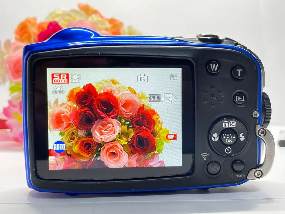 FUJIFILM FINEPIX P80 waterproof digital camera compact digital blue | FUJIFILM FINEPIX P80防水デジタルカメラ コンデジ　ブルー