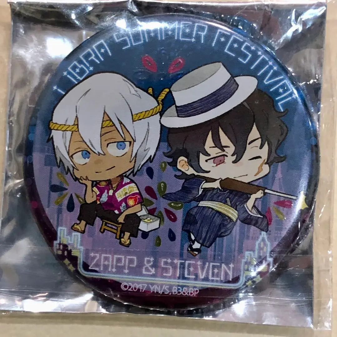 Zap & Stephen Blood Blockade Front & BEYOND Can Badge Summer Festival ver.