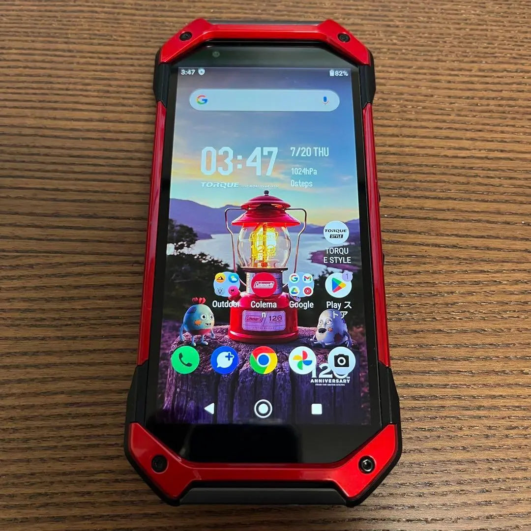 TORQUE 5G KYG01 Coleman Red SIM Lock Celap Kyocera