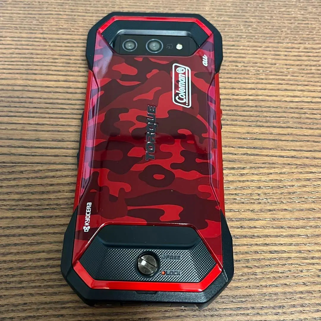 TORQUE 5G KYG01 Coleman Red SIM Lock Celap Kyocera