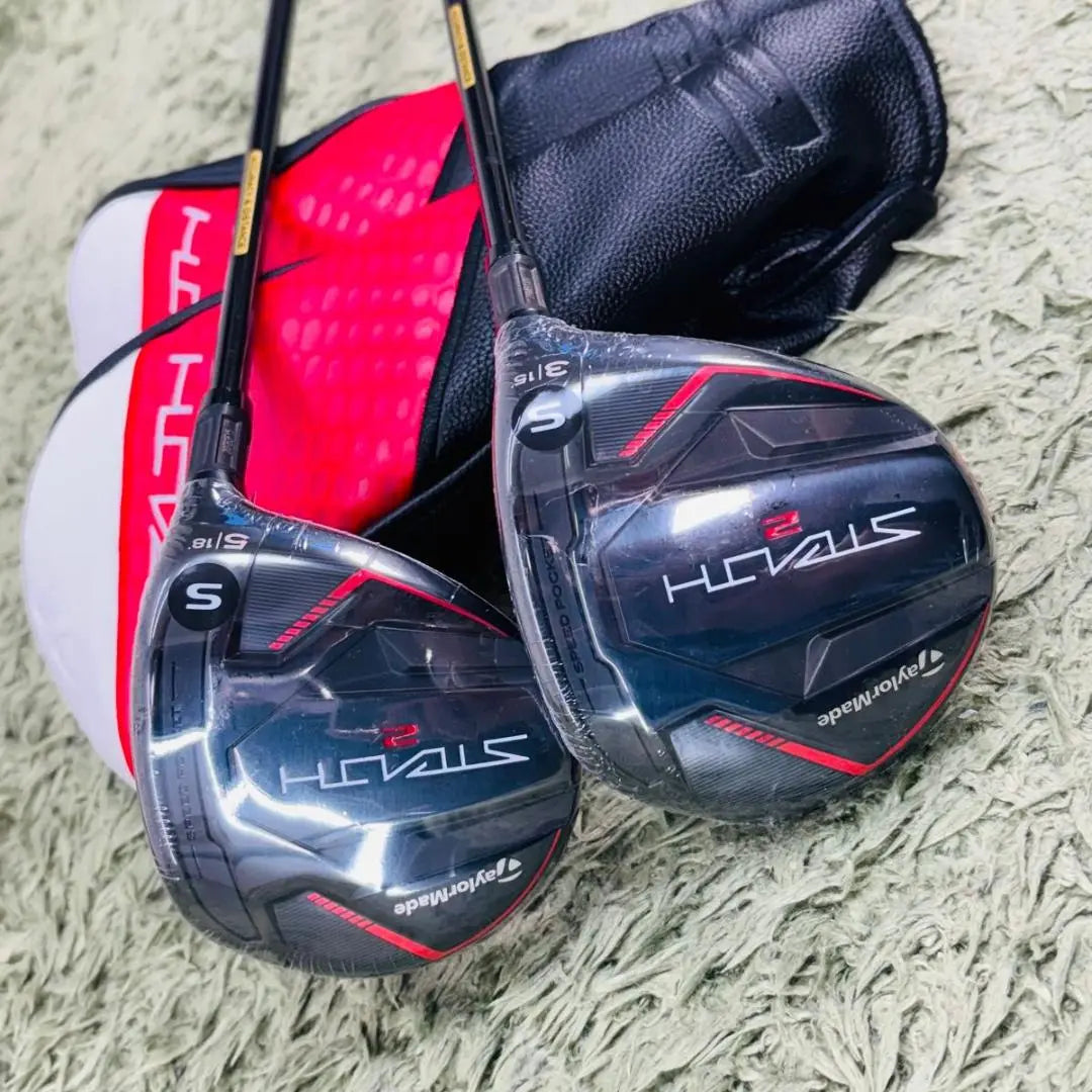 Juego de 2 palos de golf nuevos Taylor Made Stealth 2 para hombre