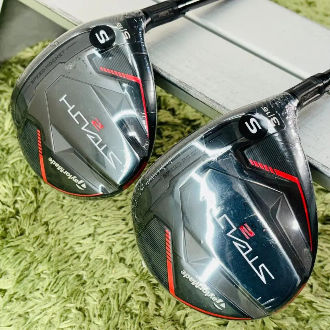 Juego de 2 palos de golf nuevos Taylor Made Stealth 2 para hombre