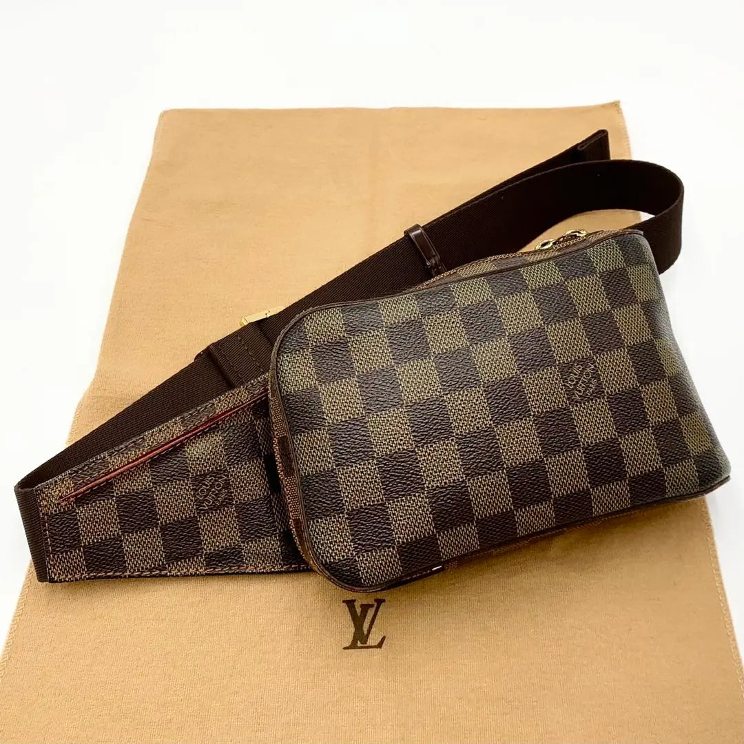 LOUIS VUITTON Damier Ebene Geronimos Body Bag