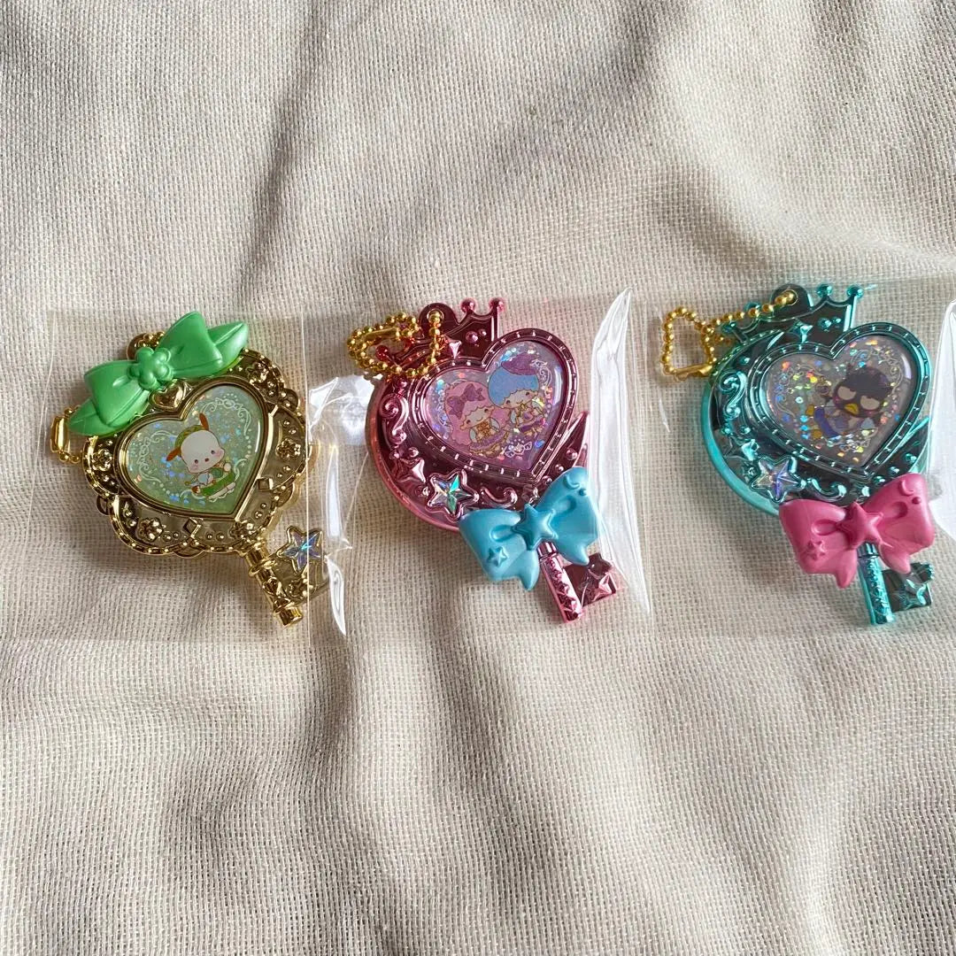 ★ Sanrio Kikirara, Bad Batsumaru, Pochakko Keychain 3 sets ★ | ★サンリオ キキララ・バッドばつ丸・ポチャッコ キーホルダー3個セット★