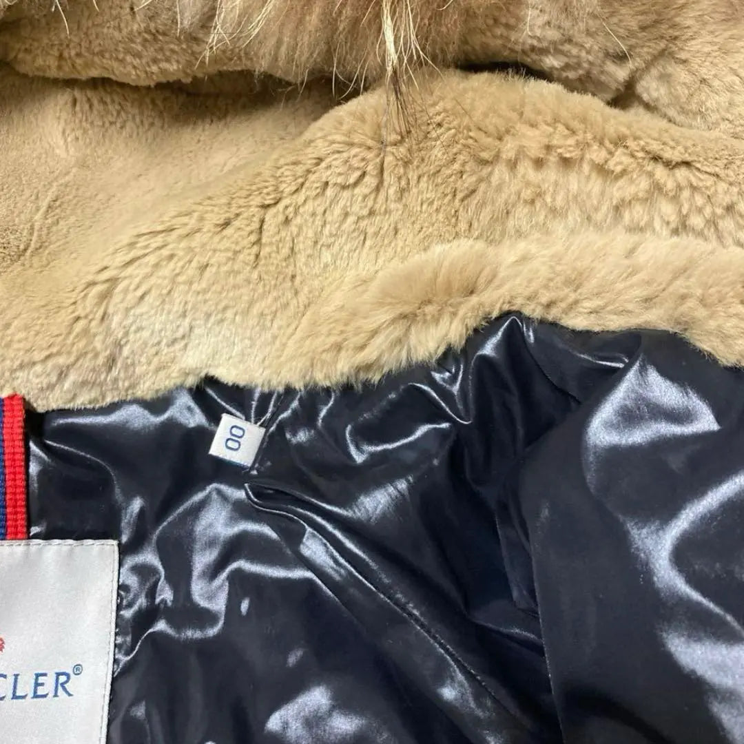 MONCLER Down Brown Fur