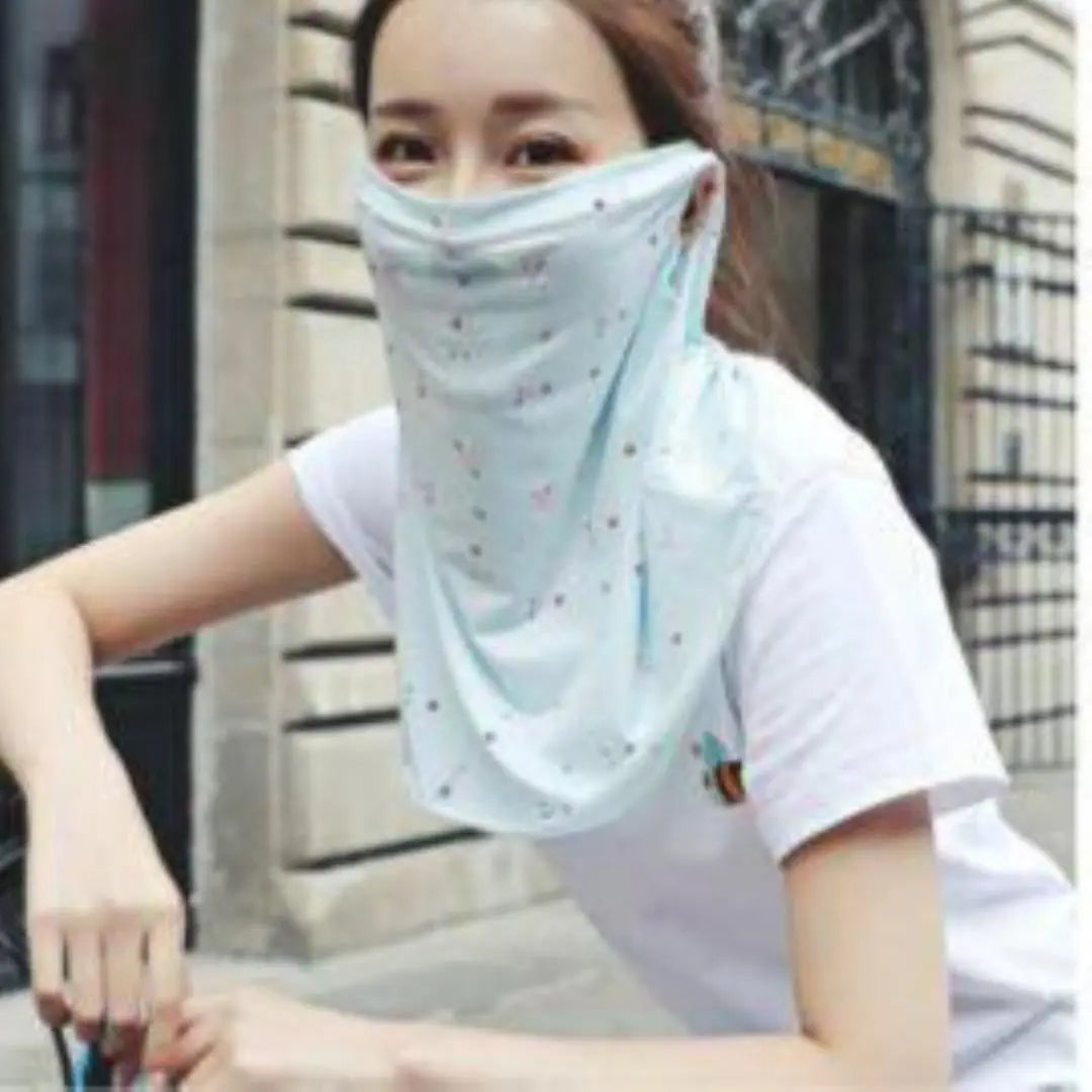 q83 [Set of 2] 99% UV protection ☆ Face cover ☆ Cooling mask 48