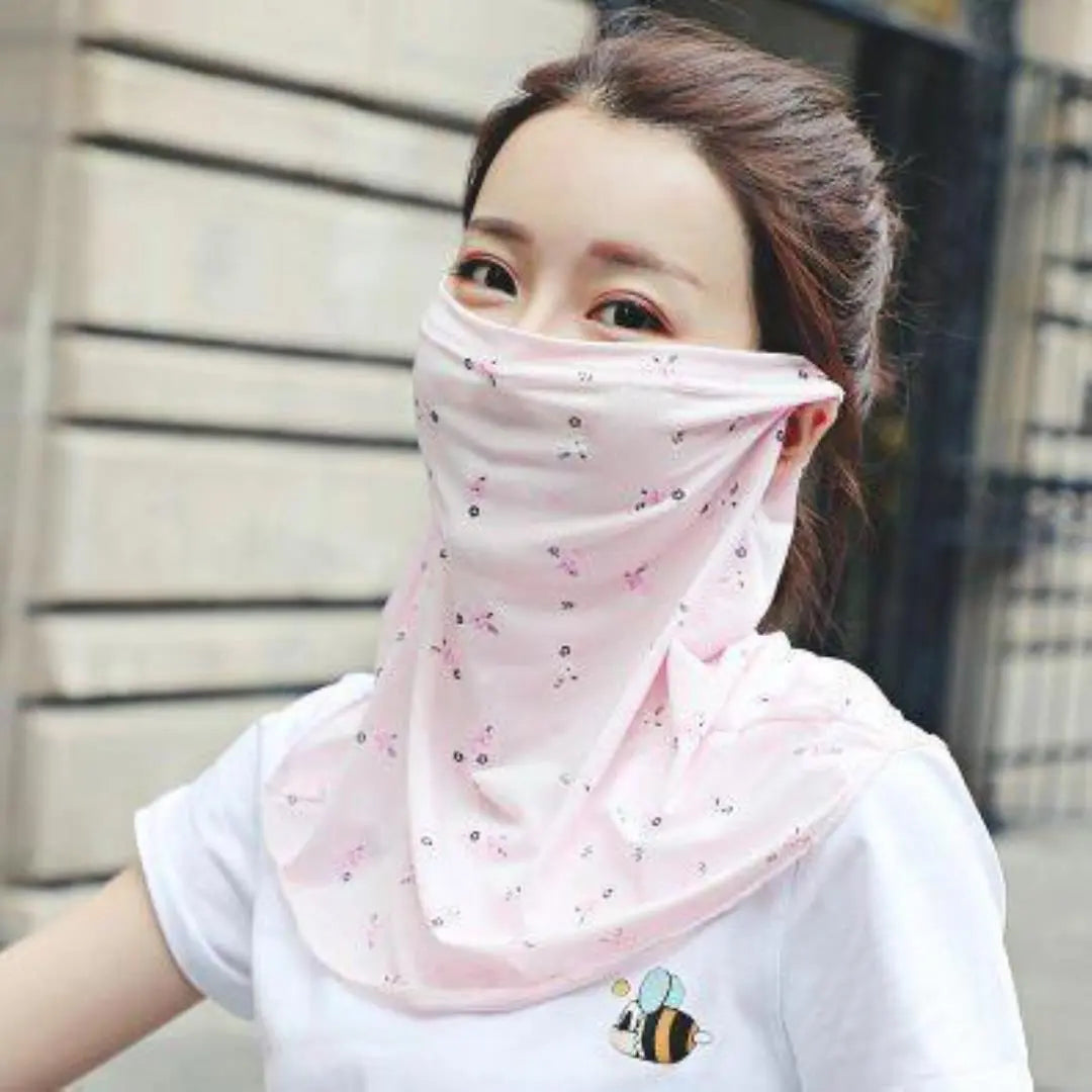 q83 [Set of 2] 99% UV protection ☆ Face cover ☆ Cooling mask 48