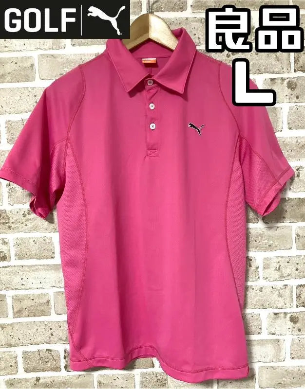 [Within 24 hours/anonymous delivery] Puma Golf Men's Short Sleeve Polo Shirt L Size