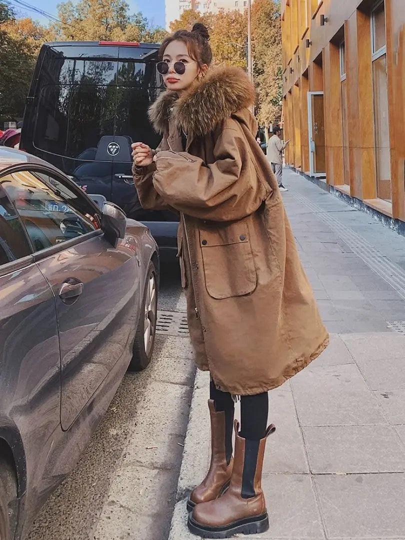 El pelaje grande es lindo ❤️Prendas exteriores de gran tamaño, forro, pelo.