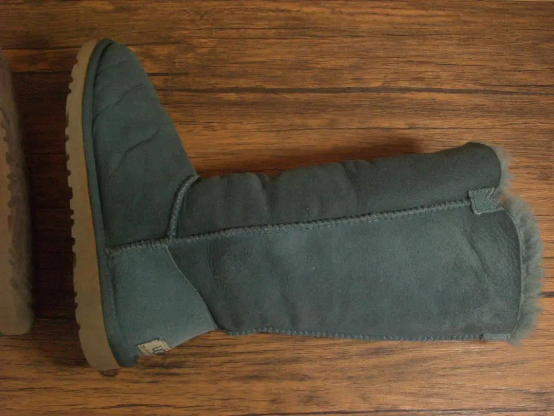 (K24924)UGG Sheepskin Boots 23cm Green