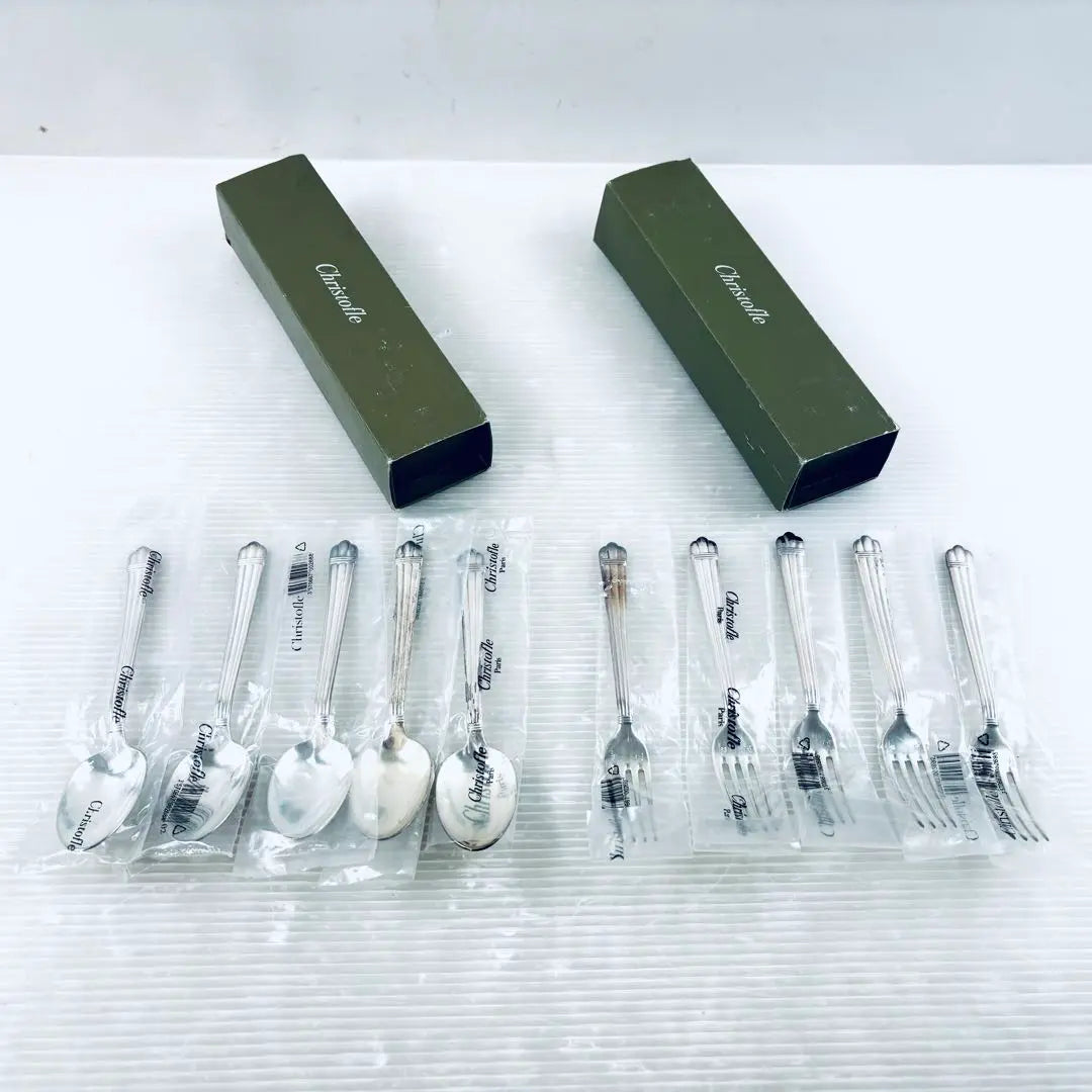 [Rare item] Christofle Aria Spoon & Fork Set