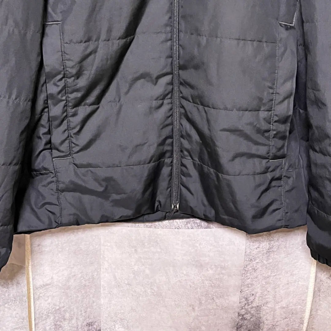 adidas down jacket M light down black thin