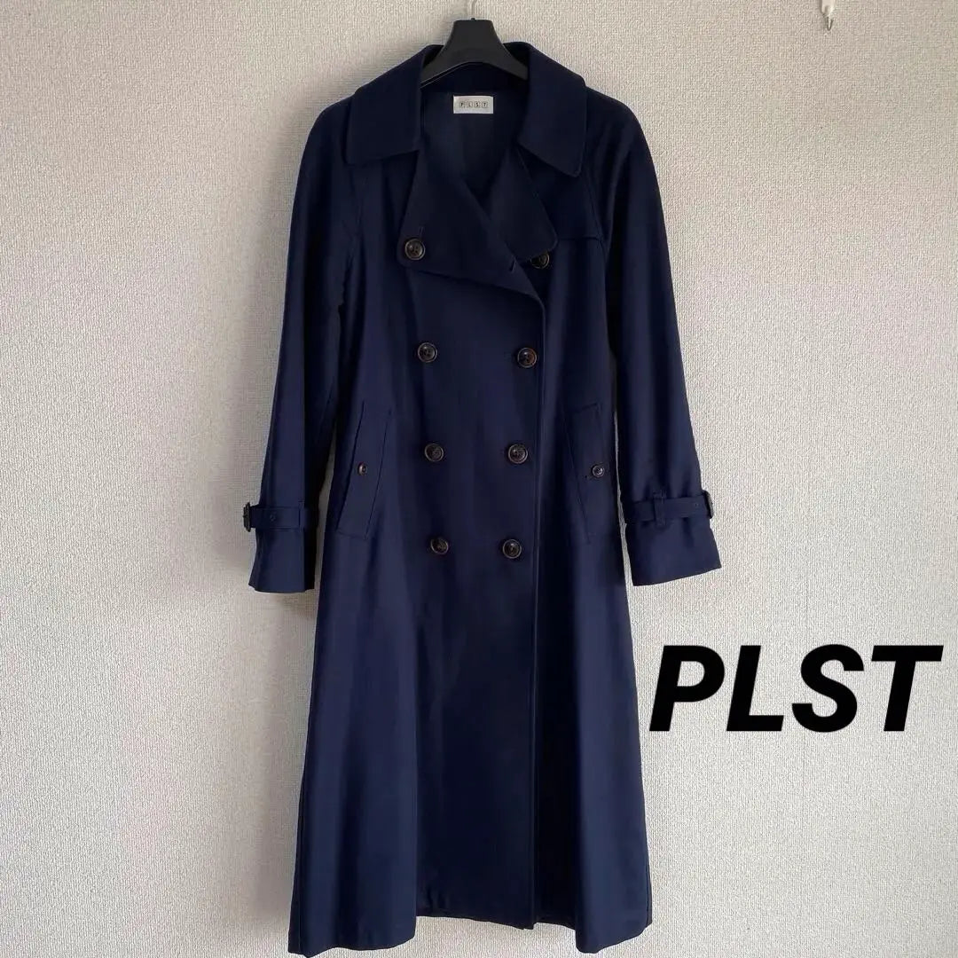 Plaste Trench Coat Dark Blue S Nearly Unused DMW