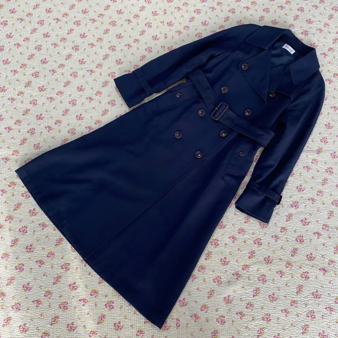 Plaste Trench Coat Dark Blue S Nearly Unused DMW