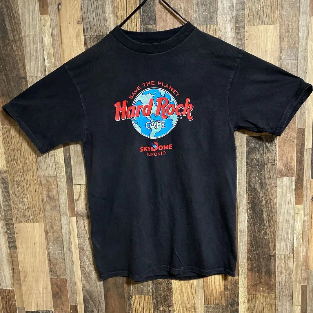 Vintage Hard Rock Cafe Men's L Black Bale Clothing Short Sleeve T -shirt