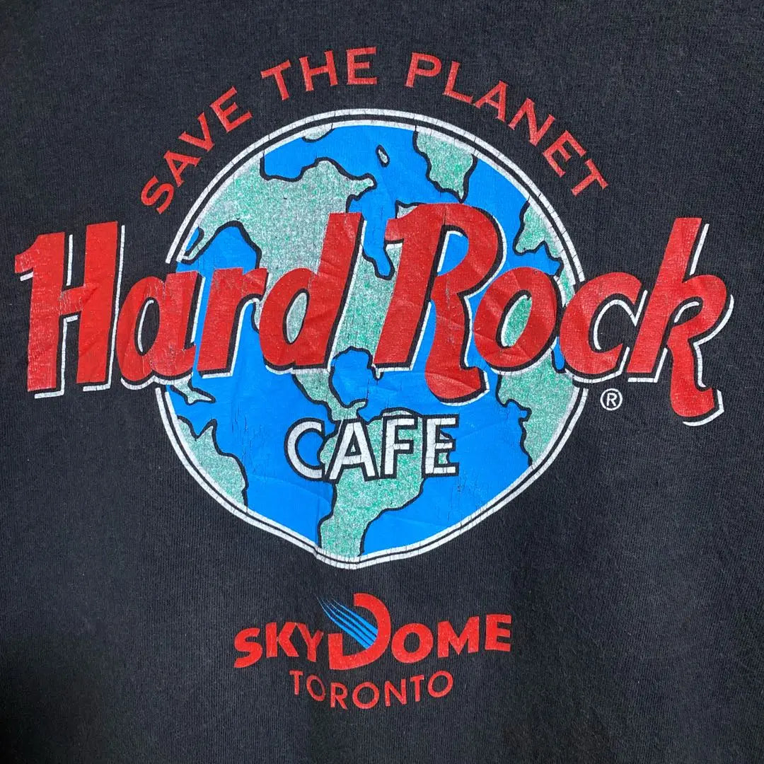 Camiseta de manga corta negra de Bale Clothing para hombre de Hard Rock Cafe vintage