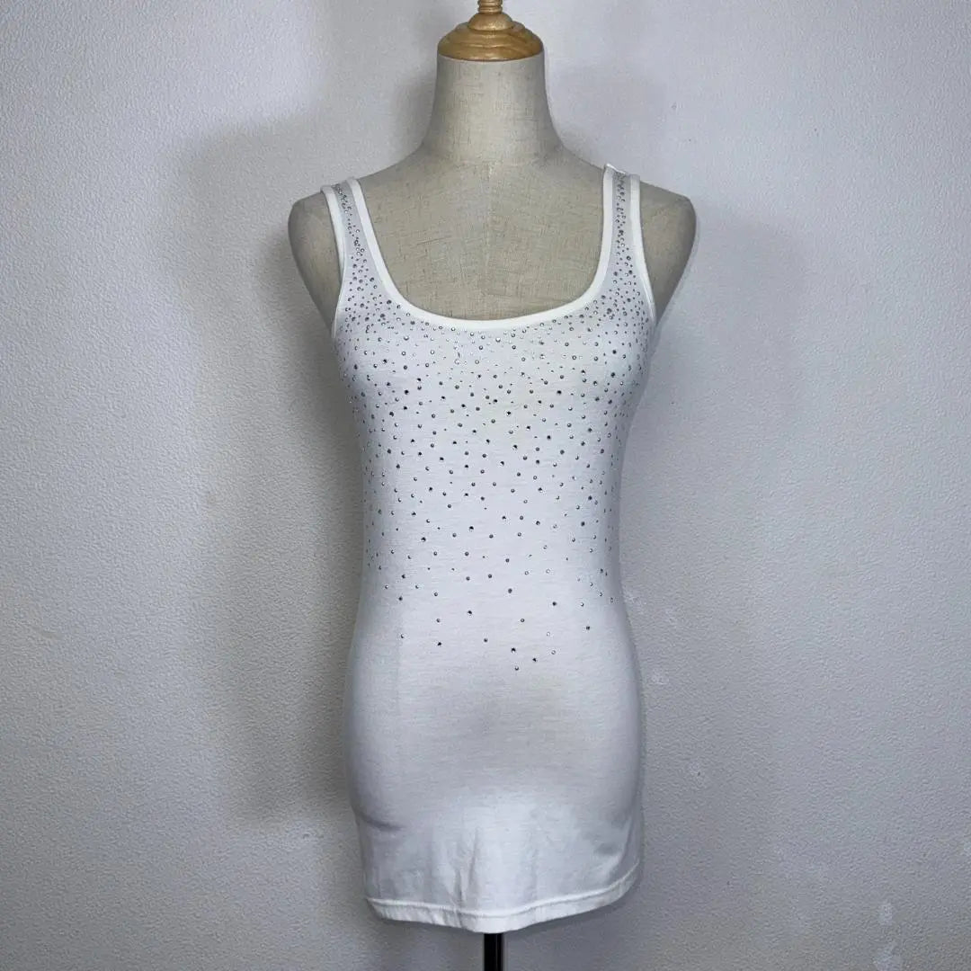 ★Good condition★ AZUL sleeveless top tank top Ivory size S