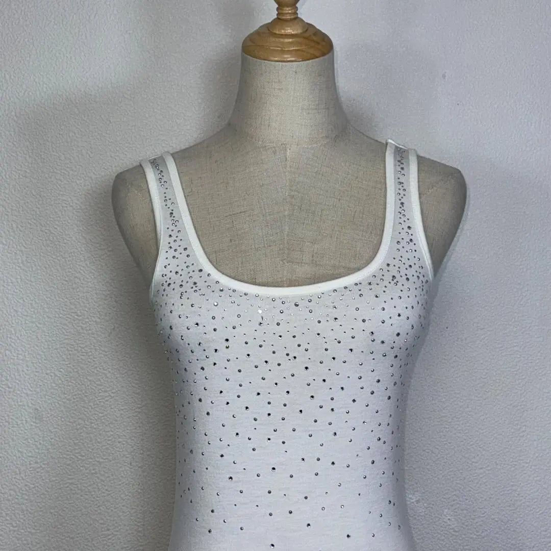 ★Good condition★ AZUL sleeveless top tank top Ivory size S